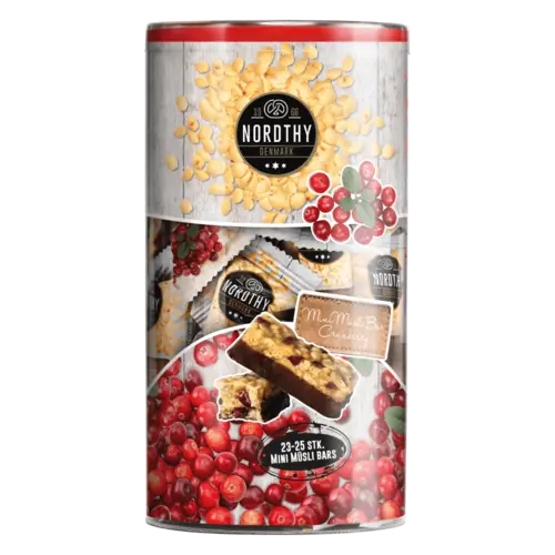 Mini Müsli Bars Rør tranebær,Nordthy 350g