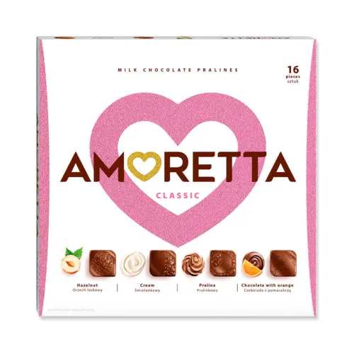 Amoretta Chokoladeæske – Classic,Nordthy 106g