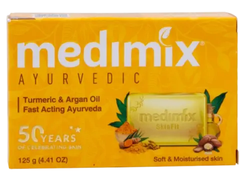 Sæbebar Gurkemeje & Argan Olie, Medimix 125g