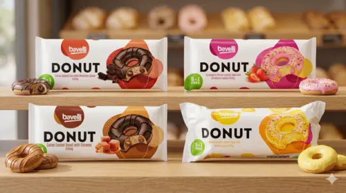 Donut, Bavelli 240 g (4 Smagsvarianter)