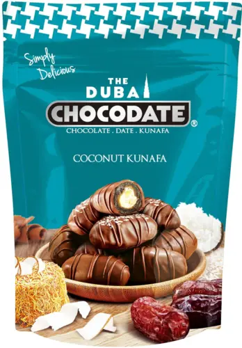 Chocodate Kokos Kunafa, almond, 90g