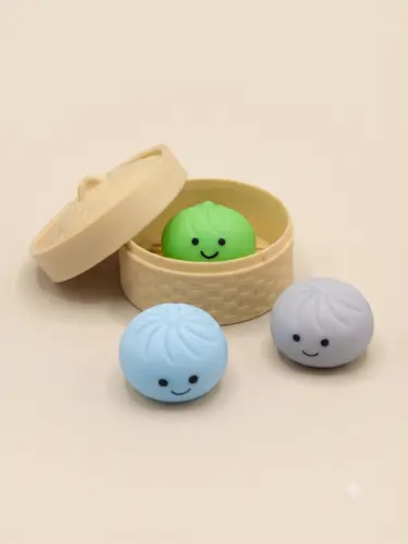 Squishy Dumpling, Mystery Box, Mini 3 stk