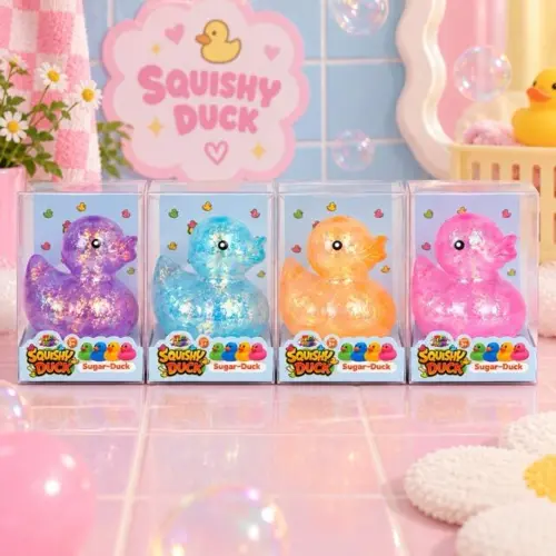 Glitter Squishy Duck - Squishy And