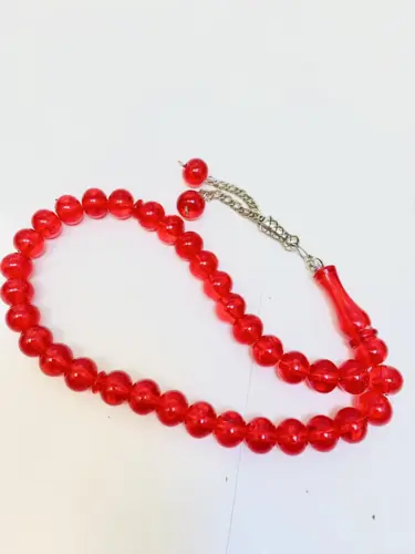 Roter Tasbeeh (33 Perlen)