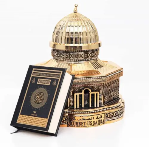 Dome Of The Rock Dekoration Med Koran