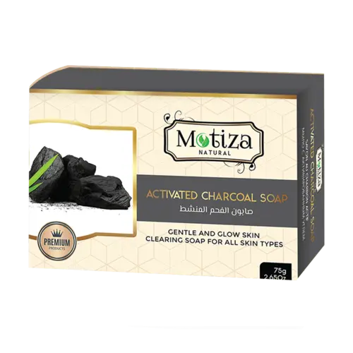 Träkolstvål 75g - Motiza