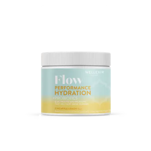 Wellexir FLOW Hydrationsdryck med Ananas och Lime smak (300 g)