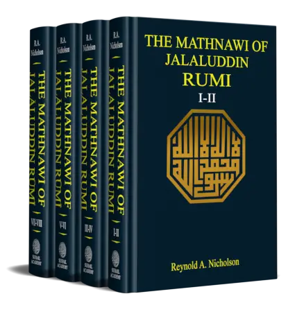 The Mathnawi von Jalaluddin Rumi (Set mit 4 Büchern)