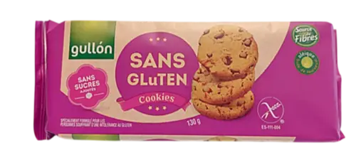 Socker- och glutenfria chokladkex Gullon 130g (Vegansk)