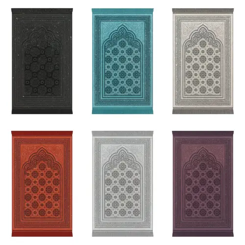 Sajdah bönetäcke med glitter