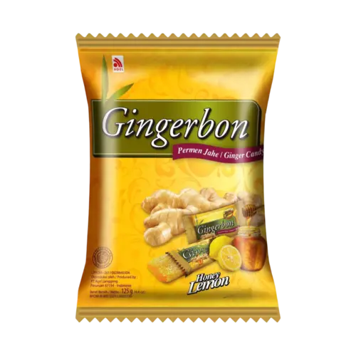 Gingerbon med honung och citron 125g