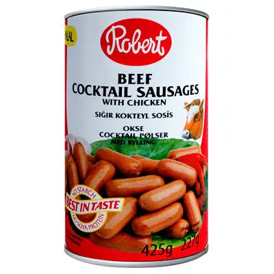 Nötkorvar med kyckling, Robert, 425 g