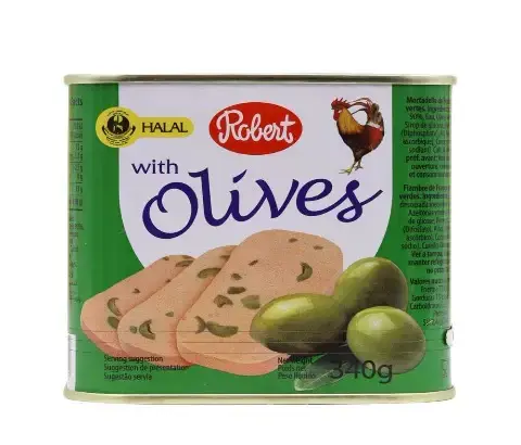 Kycklingköttkorv med oliver, Robert, 340g