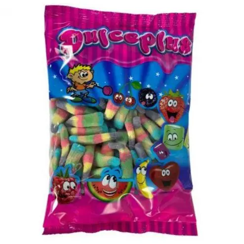 Sour Multicolour Bottles, Dulceplus 1kg (bedst før 5/9-26)