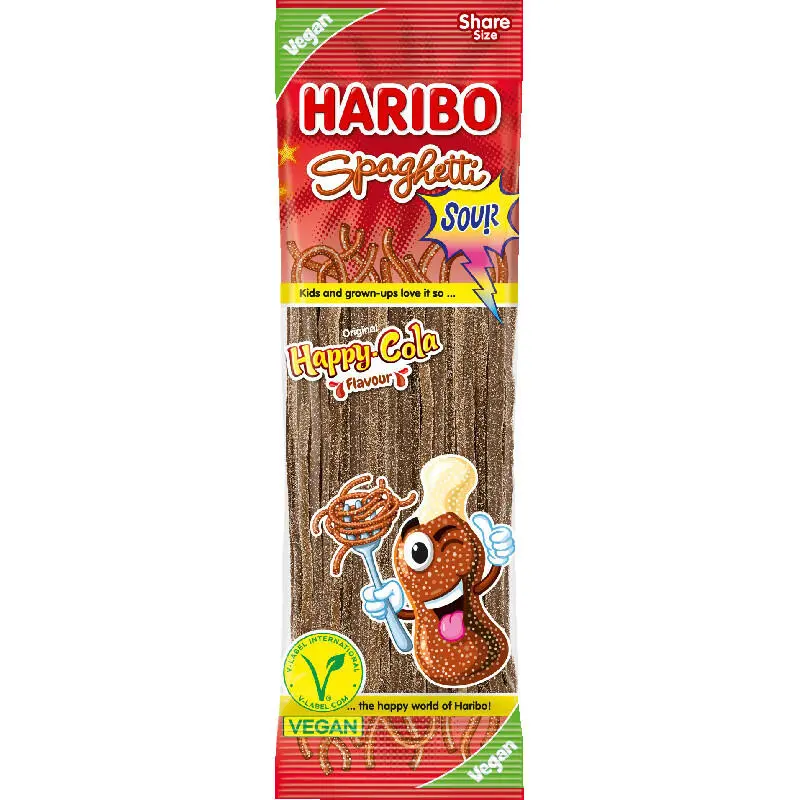 Spaghetti Sur Happy Cola, Haribo 200g