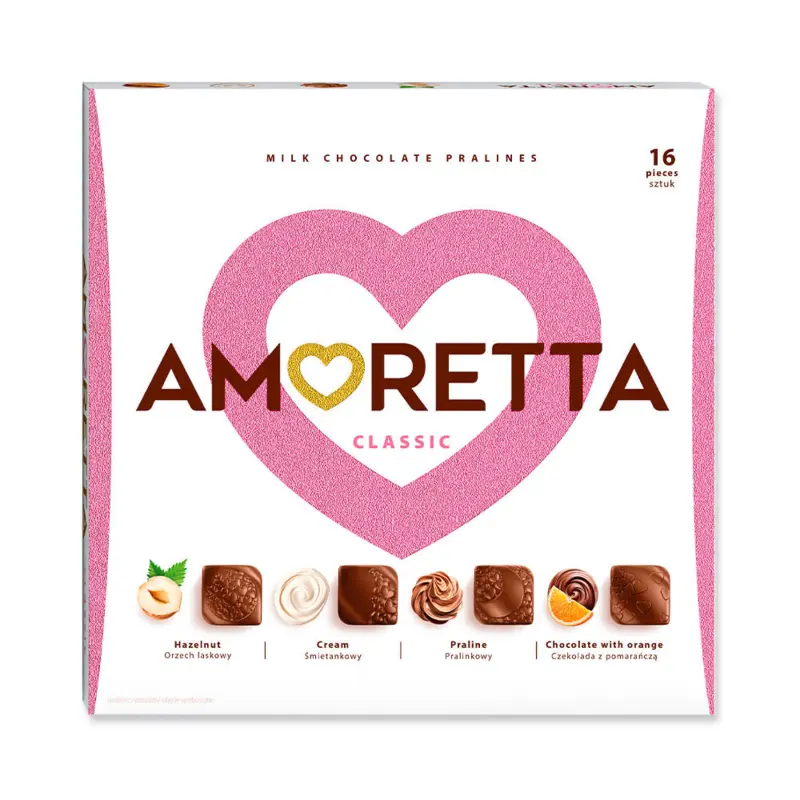 Amoretta Chokoladeæske – Classic,Nordthy 106g