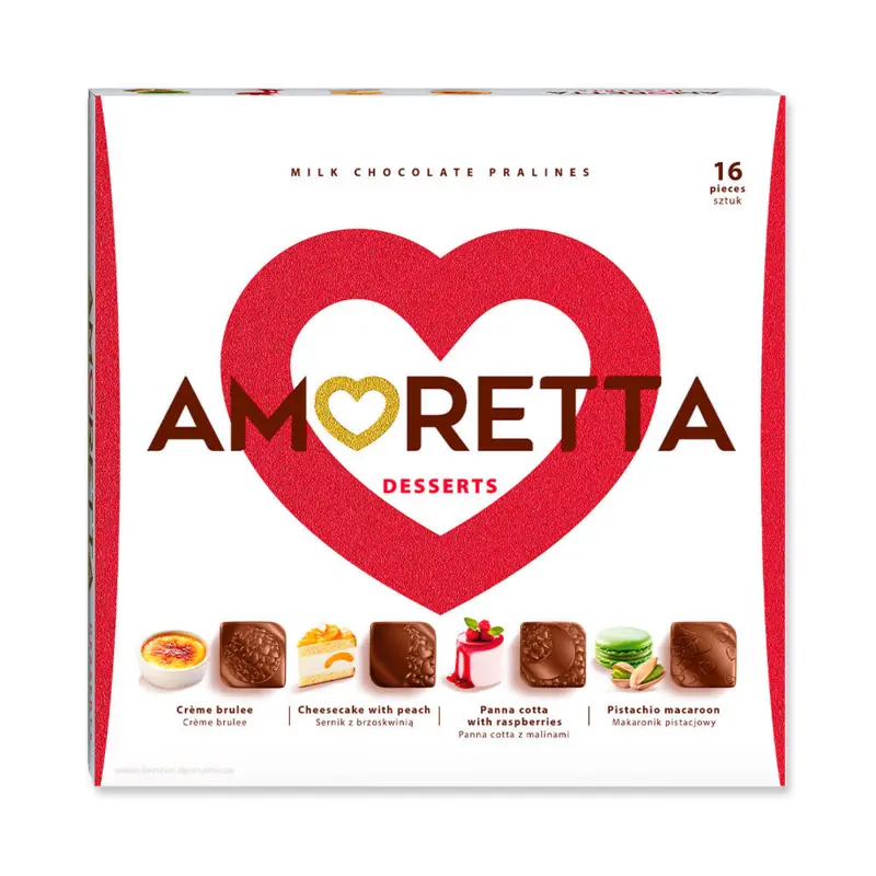Amoretta Chokoladeæske – Dessert,Nordthy 106g