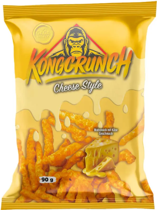 Cheese Style chips Kongcrunch, 90 g