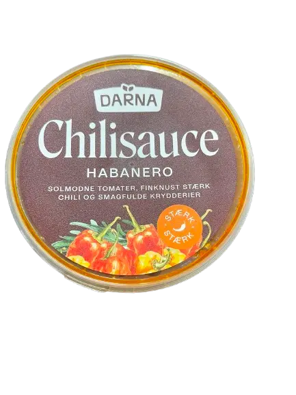 chilisauce habanero, darna foods 350 gr (Kan ikke sendes)