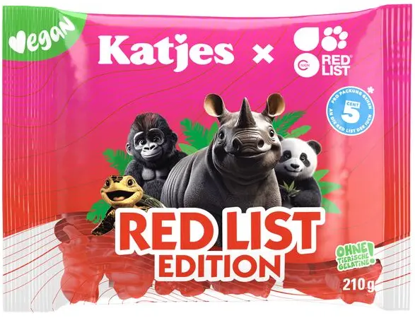 Red List Edition, Katjes 210 g.
