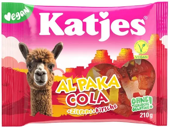 Al Paka Cola, Katjes 210 g.