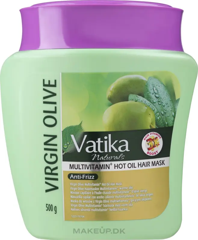 Jomfru Olivenolie Hårmaske, Vatika 500 g