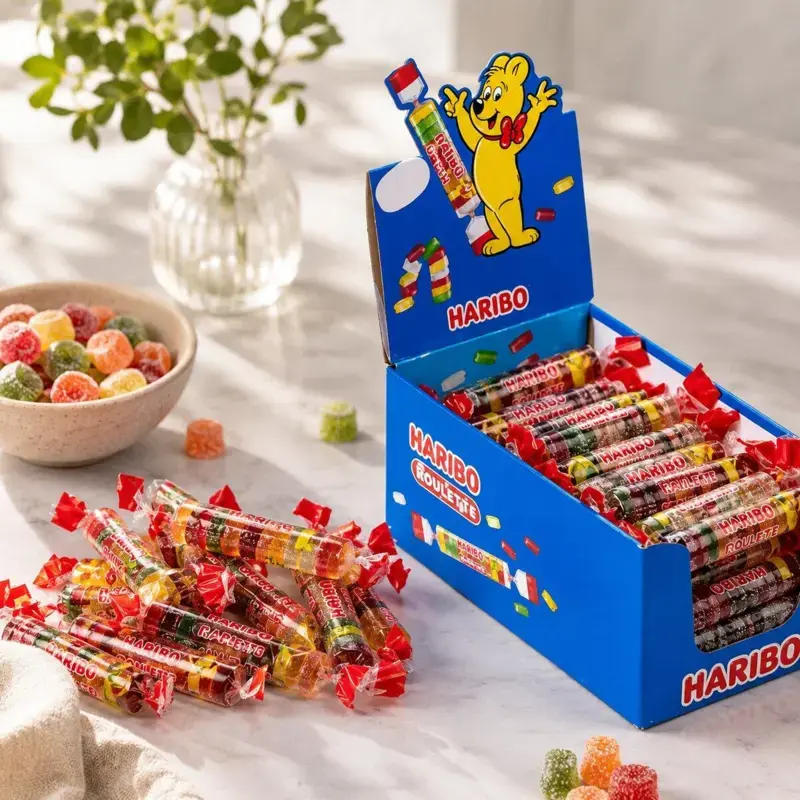 Roulette Vingummi, Haribo 25 G x 32 (Hel Kasse)