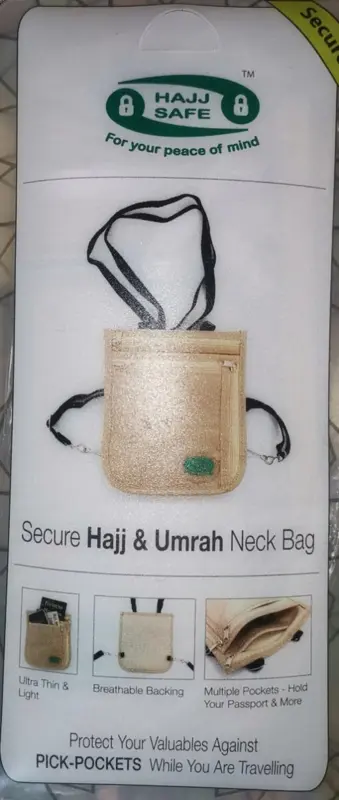 Sichere Hajj & Umrah Hals Tasche