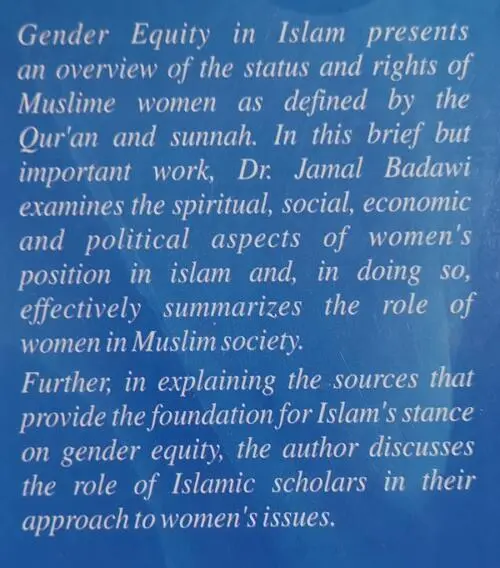 Gender Equity in Islam