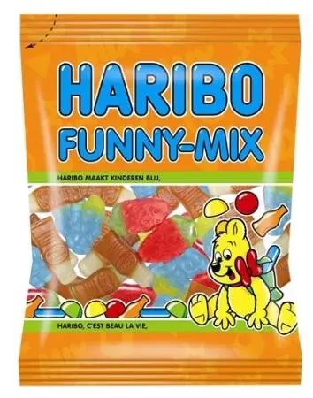 Funny-mix Haribo 75g (Skarp pris)