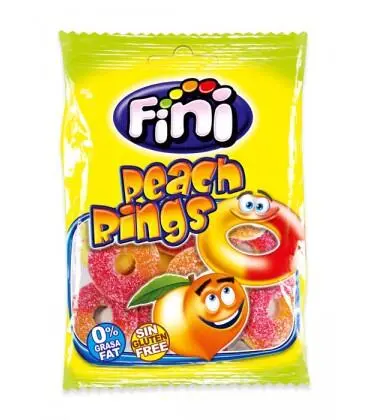 Sour Peach Rings Fini 90 gr