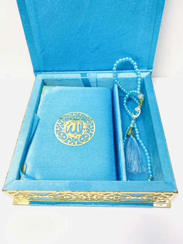 Medina Koran Geschenkset in Hellblau