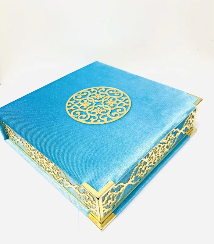 Medina Koran Geschenkset in Hellblau