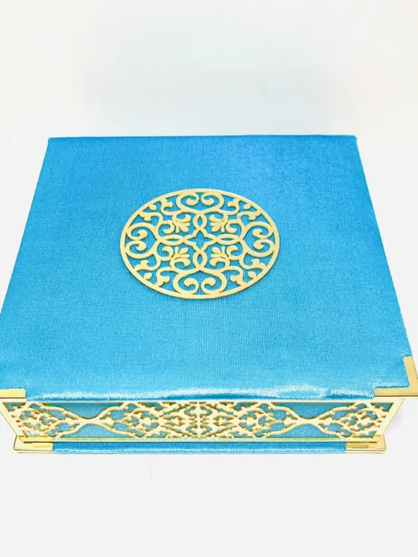 Medina Koran Geschenkset in Hellblau