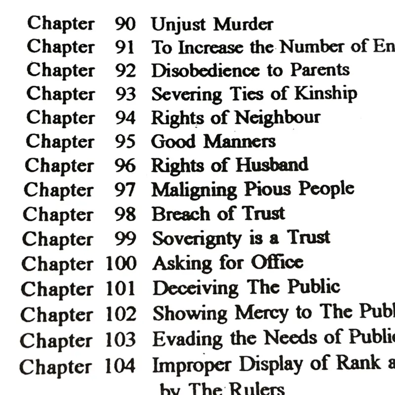 Major Sins
