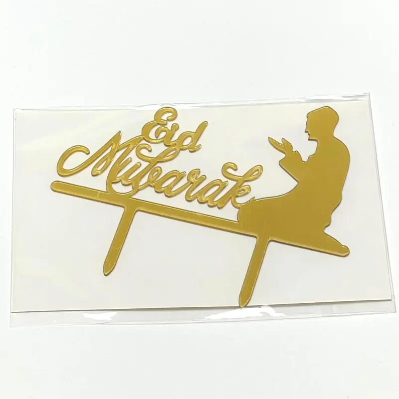 Eid Mubarak, Cake-Topper-Set, 6 Stück