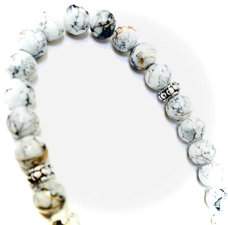 Glas Tasbih Marmor Design 33 perler