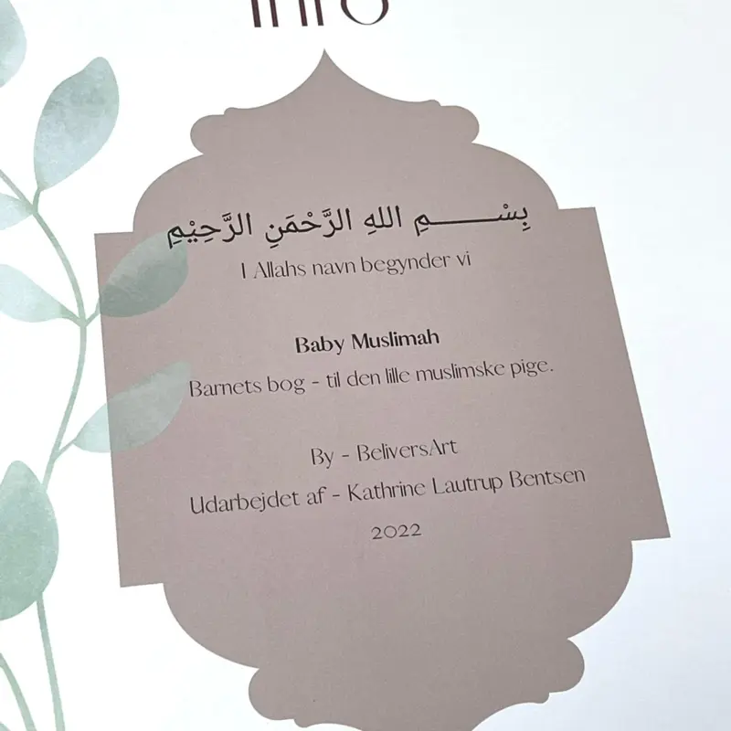 Das Kinderbuch, Baby Muslimah, Mädchen