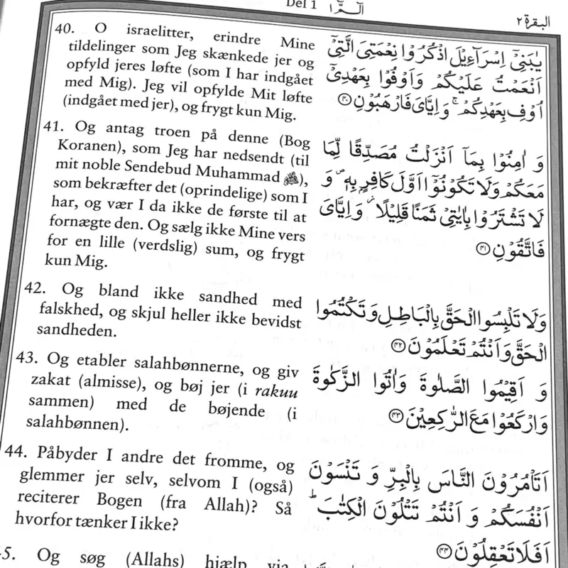 Den strålende koran (Dansk/Arabisk)