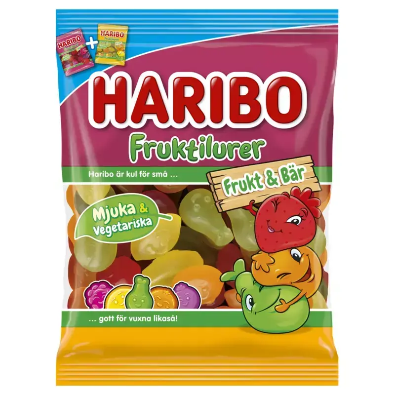 Fruktilurer Frucht und Beeren Haribo 80g