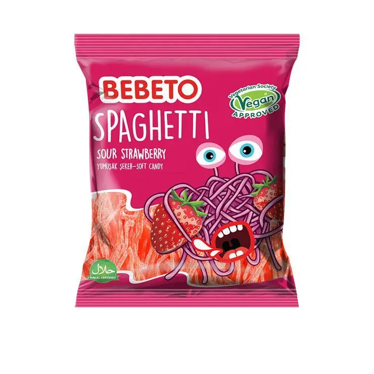 Saurer Erdbeer-Spaghetti Vegan Bebeto 80g