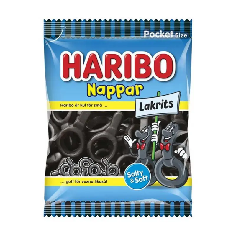 Nappar Lakrids, Haribo 80 G