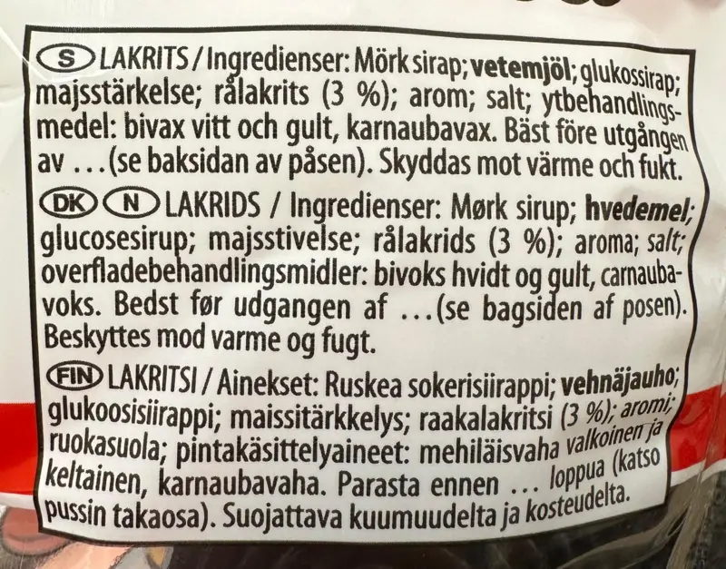 Rotella Lakrits Haribo 80g