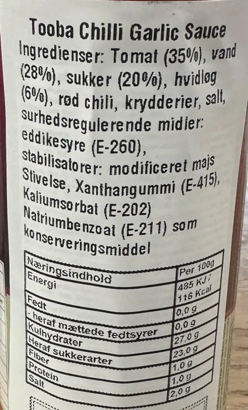 Chili-Knoblauch-Sauce, 300g