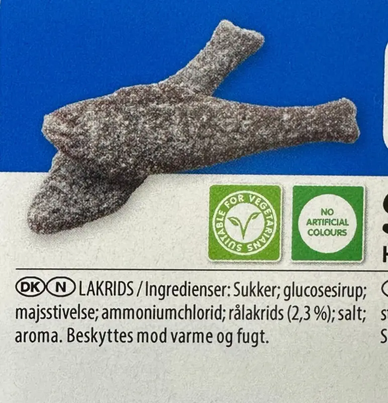 Salt Sild lakrids haribo, 1600g
