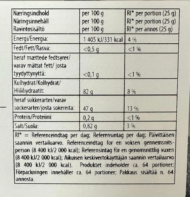 Salt Sild lakrids haribo, 1600g