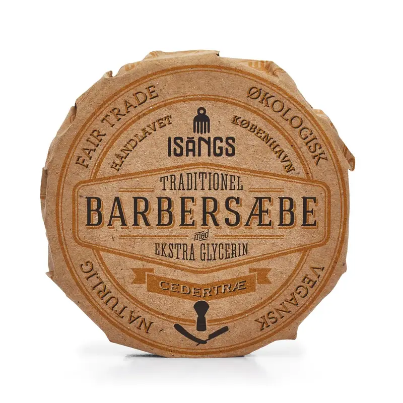 Traditionel Barbersæbe Cedertræ, Isangs 70g