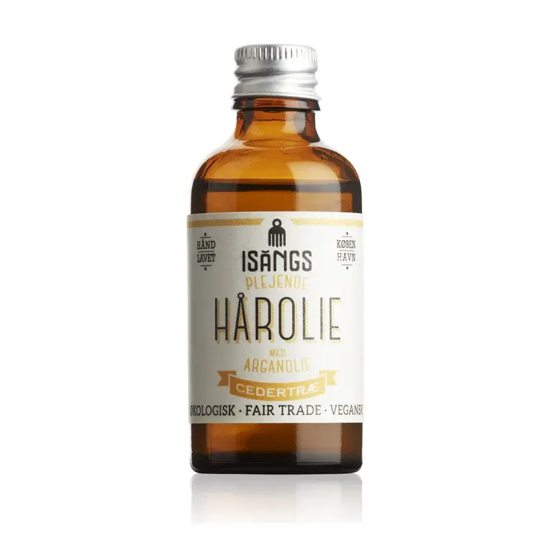 Plejende Hårolie Cedertræ, Isangs, 50ml (bedste før 8-2025)
