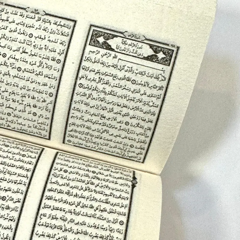 Mini Koran i väska, guld