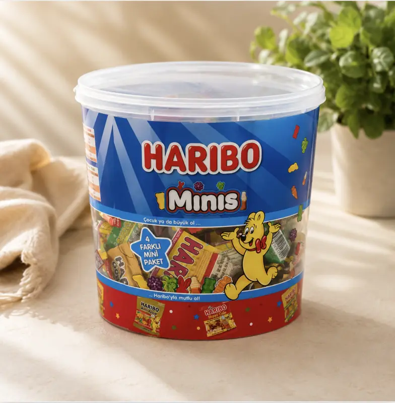 Haribo mini poser spand (1000 gr)